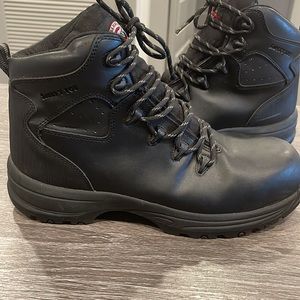 Steel toe - Brahma - work boots- size 10.5 - Black leather